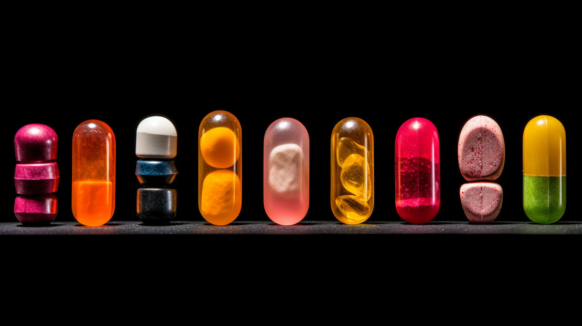 list of different vitamins